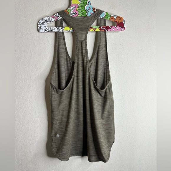 Lululemon 105 F Singlet tank top Heathered Military Green - Picture 5 of 5